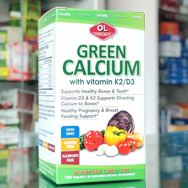 Olympian labs Grenn calcium 100v- tăng cường sức khoẻ cho xương 1 Olympian Labs Grenn Calcium 100v Tăng Cường Sức Khoẻ Cho Xương (5)