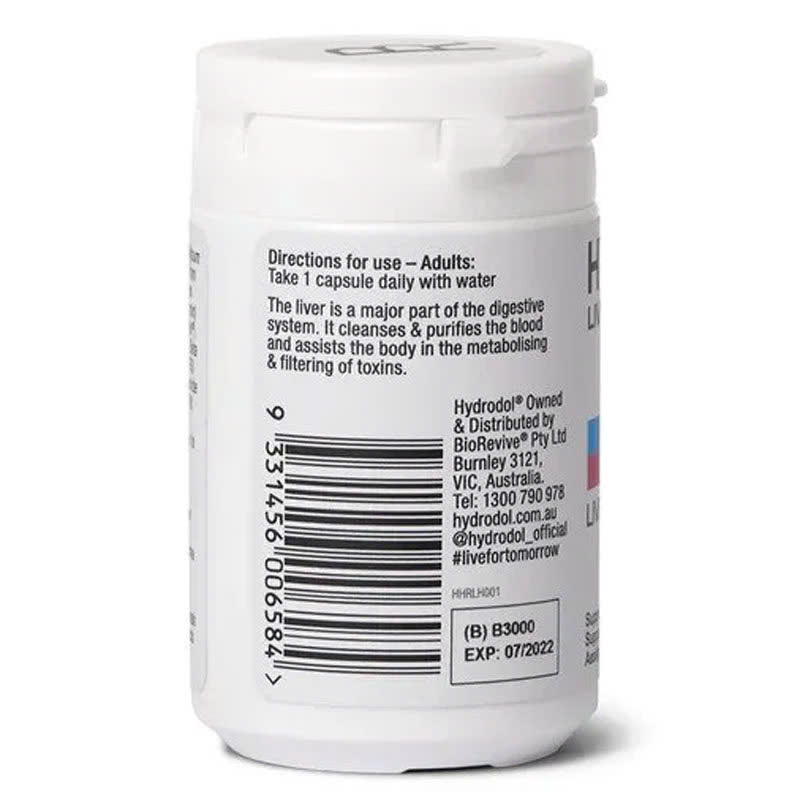 Viên uống Hydrodol Liver Health hỗ trợ chức năng gan cho người trưởng thành lọ 30 viên 5 Viên Uống Hydrodol Liver Health Hỗ Trợ Chức Năng Gan Cho Người Trưởng Thành Lọ 30 Viên (4)
