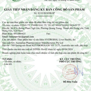 Viên uống Hydrodol Liver Health hỗ trợ chức năng gan cho người trưởng thành lọ 30 viên 11 Viên Uống Hydrodol Liver Health Hỗ Trợ Chức Năng Gan Cho Người Trưởng Thành Lọ 30 Viên (5)