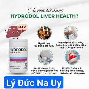 Viên Uống Hydrodol Liver Health Hỗ Trợ Chức Năng Gan Cho Người Trưởng Thành Lọ 30 Viên (6)