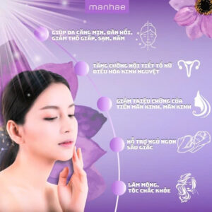 Viên uống cân bằng nội tiết Manhae Menopause Nutrisanté hỗ trợ phụ nữ tiền mãn kinh 60 viên 10 Viên Uống Cân Bằng Nội Tiết Manhae Menopause Nutrisanté Hỗ Trợ Phụ Nữ Tiền Mãn Kinh 60 Viên (4)